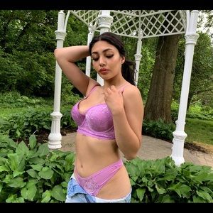 💦3 Piece Specialty Bra Panty Set With Garter Belt